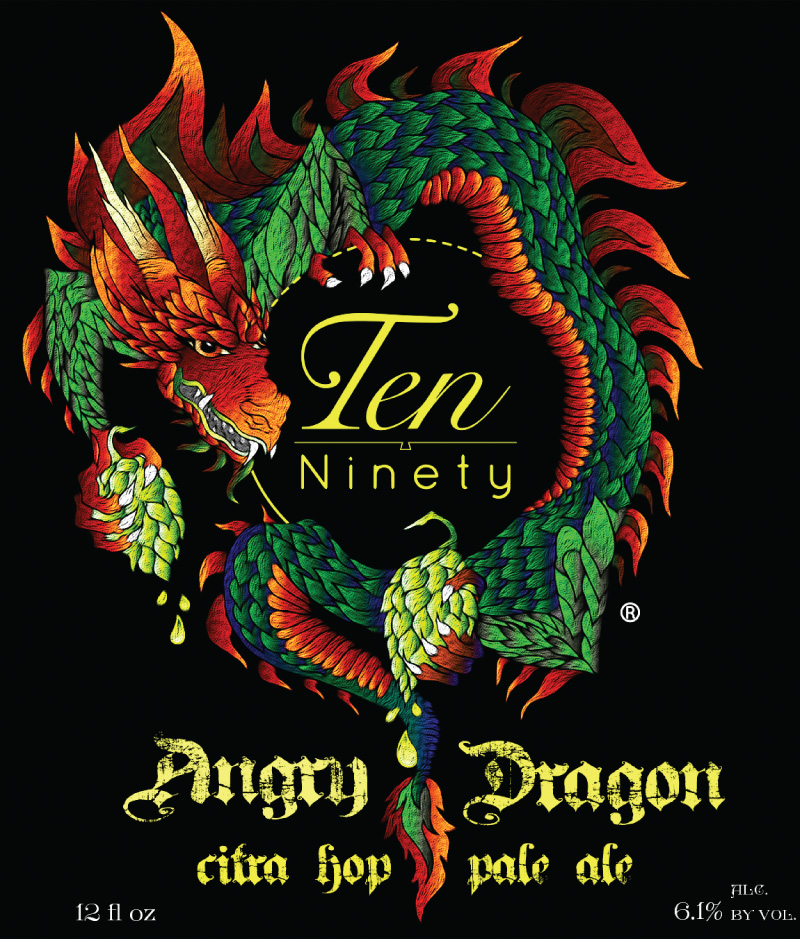 Angry Dragon label final