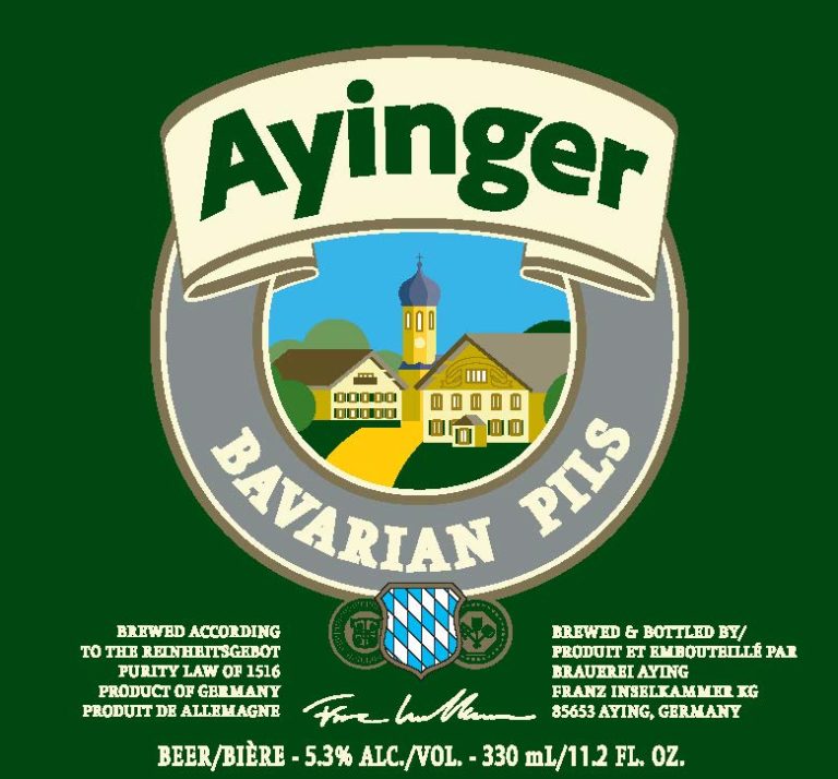 Ayinger Bavarian Pils Louis Glunz Beer Inc.