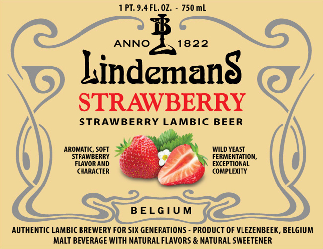 Lindemans Strawberry label
